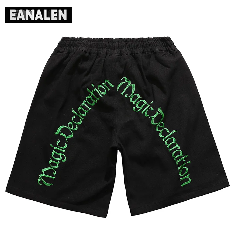 

Harajuku Retro Embroidered Letters Sports Basketball Shorts Men's Oversized Streetwear Punk Rock Bermuda Fashion Running Casual