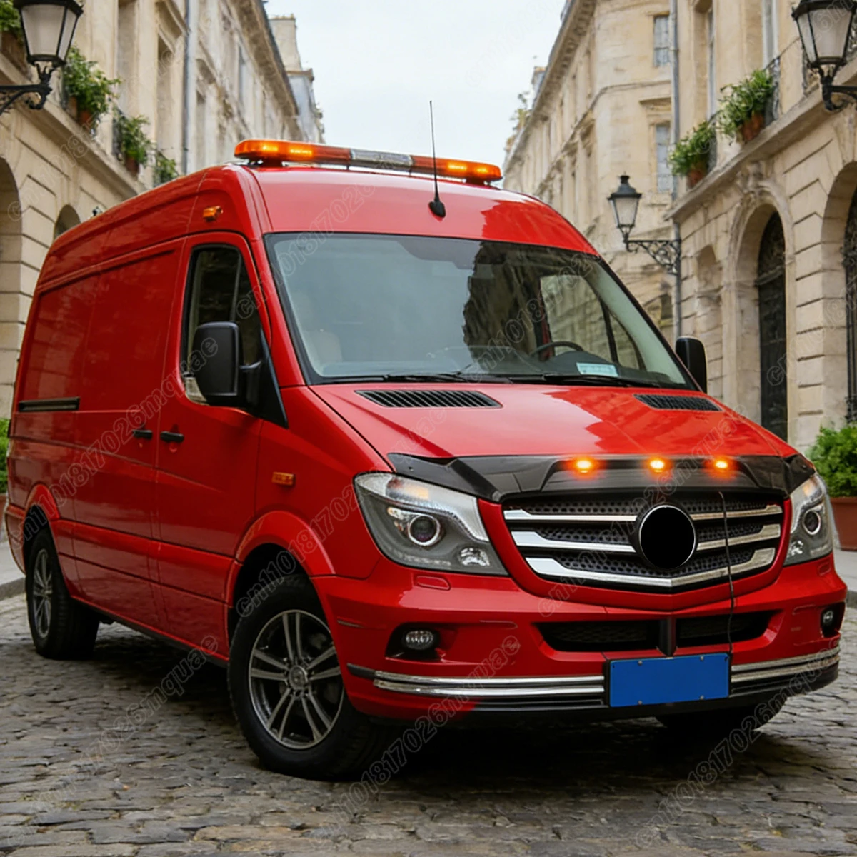 Фото Для Mercedes-Benz Sprinter W906 2014-2017: Защитная накладка на капот, аксессуары для модификации и декора №4