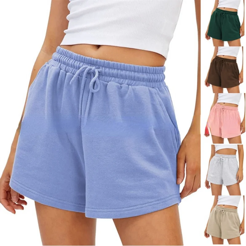 Women Shorts Loose Sports Shorts Running Breathable Short Pants Streetwear Black Shorts Wide Leg Bottoms Biker Shorts Women