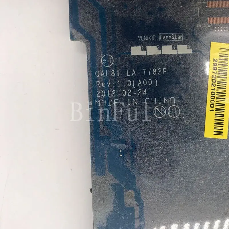 CN-02V2HC 02V2HC 2V2HC Высококачественная материнская плата для ноутбука Latitude E6430 QAL81 LA-7782P