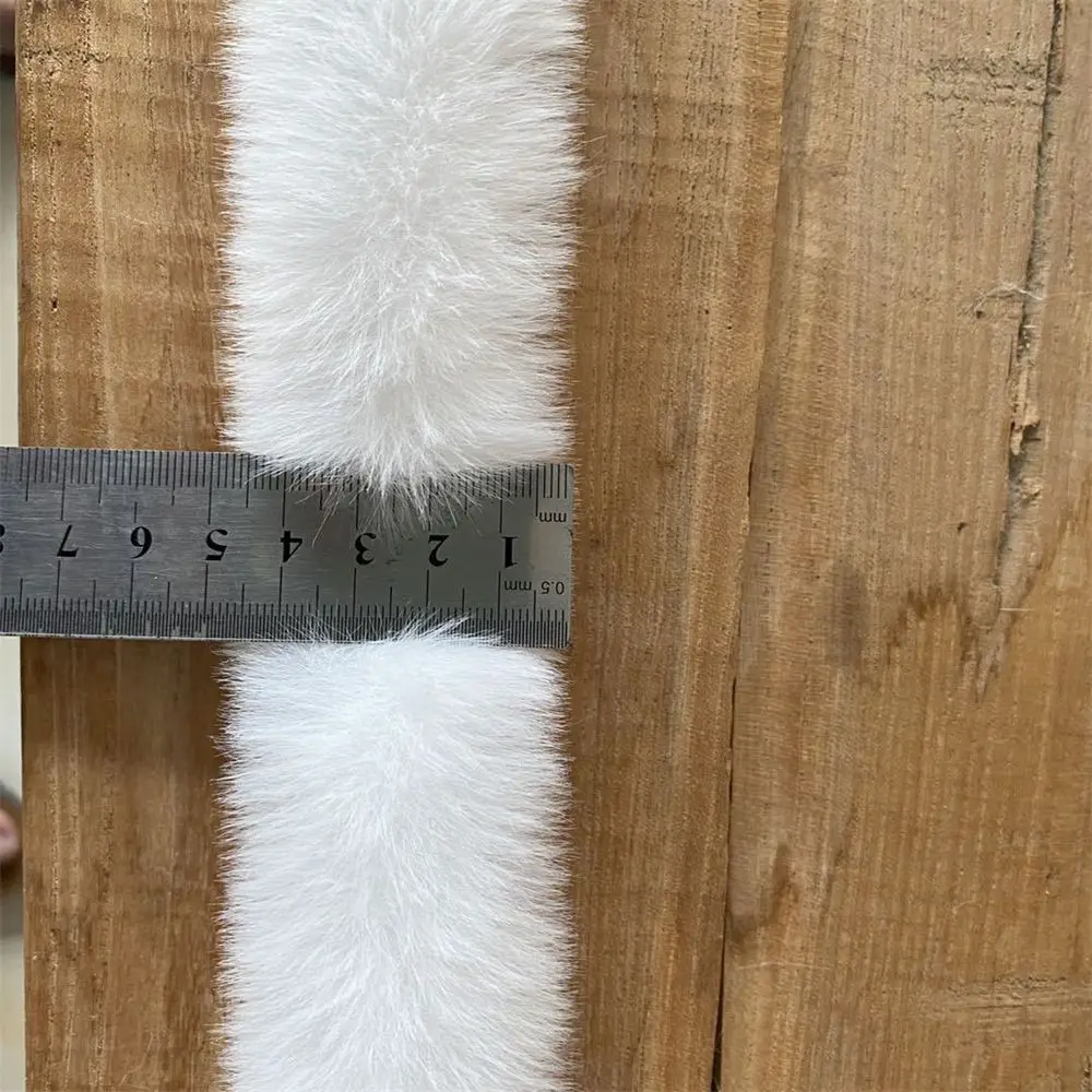 Лента из искусственного кроличьего меха 100 см лента для обрезки Пушистый шитье