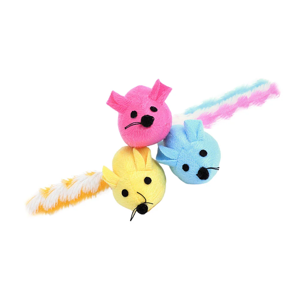 

3Pcs Plaything Kitten Interactive Interactive Cat Cat Chew Pet Teaser Cat Teaser Plaything