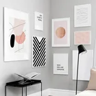 Белая абстрактная линия, Модная фотография, рисунок на холсте, скандинавские постеры и принты, настенные картины для гостиной