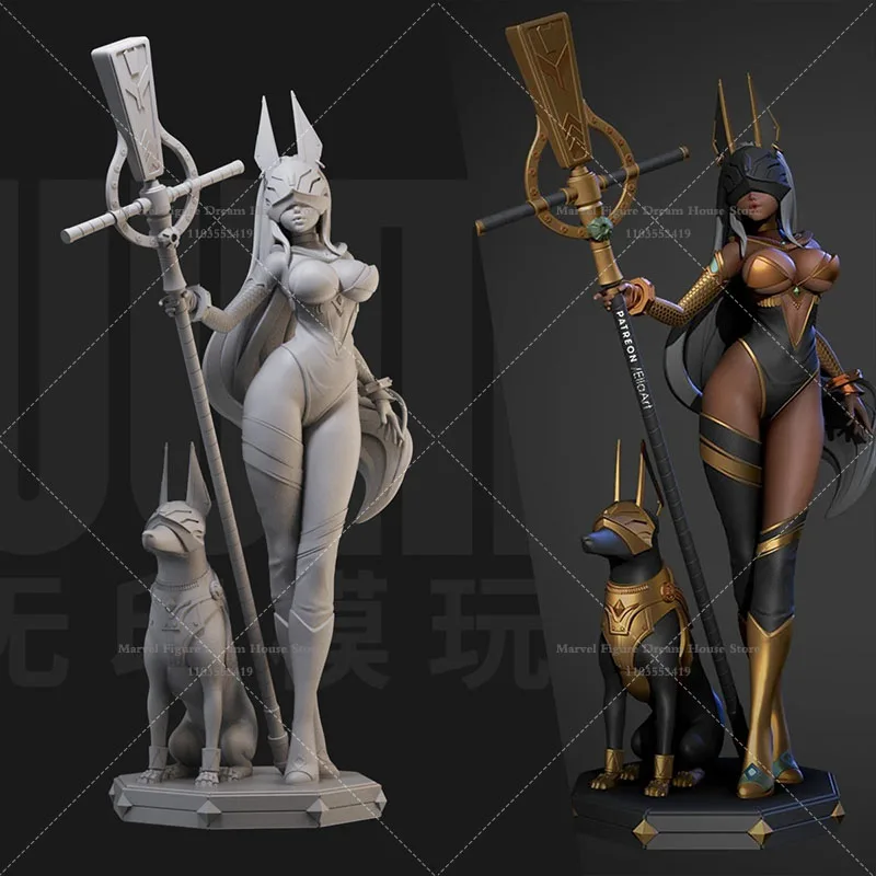 1/24 1/18 масштаб пустыни богиня Анубис древняя египетская мифология смерть DIY