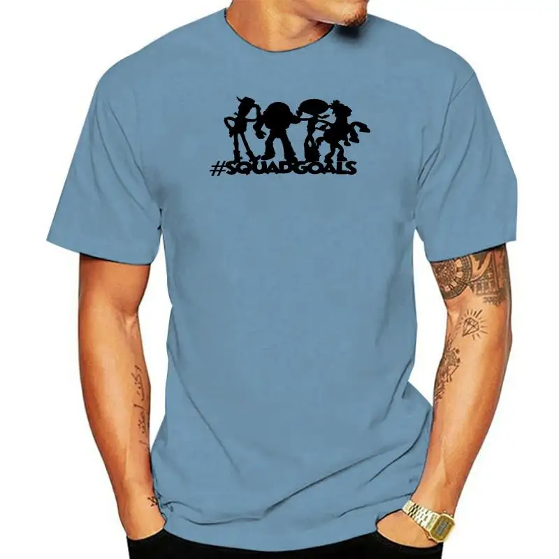 

Fashion Shirt For Men Toy Story Squad Goals T-shirt Adults Kids Woody Buzz Jessie Bullseye