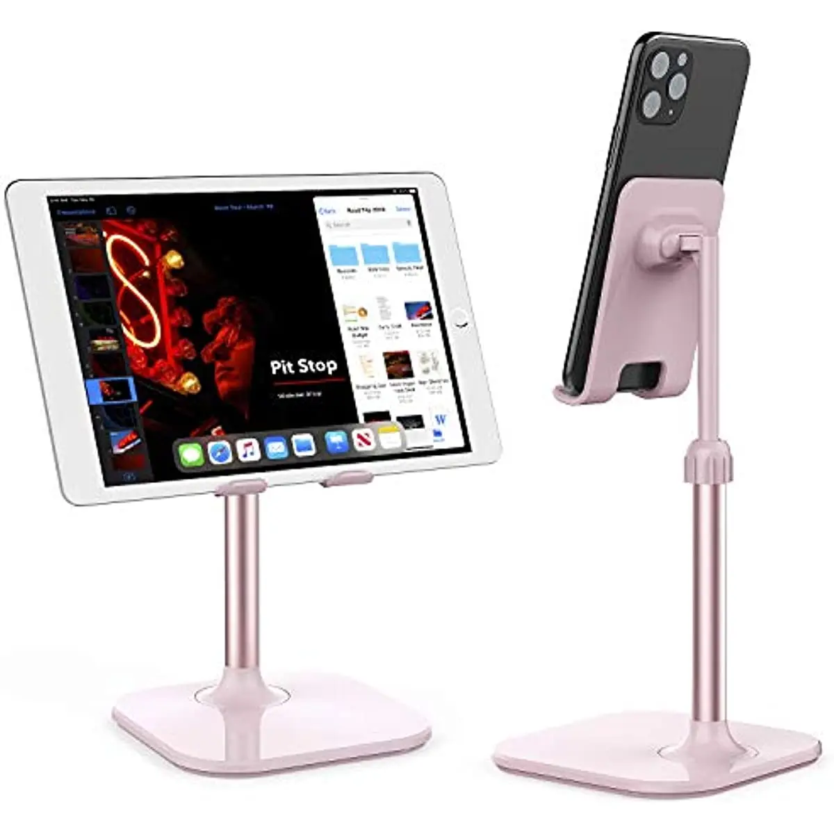 

Cell Phone Stand,Doboli Phone Stand for Desk,Phone Holder Stand Compatible with iPhone and All Mobile Phones Tablet Pink