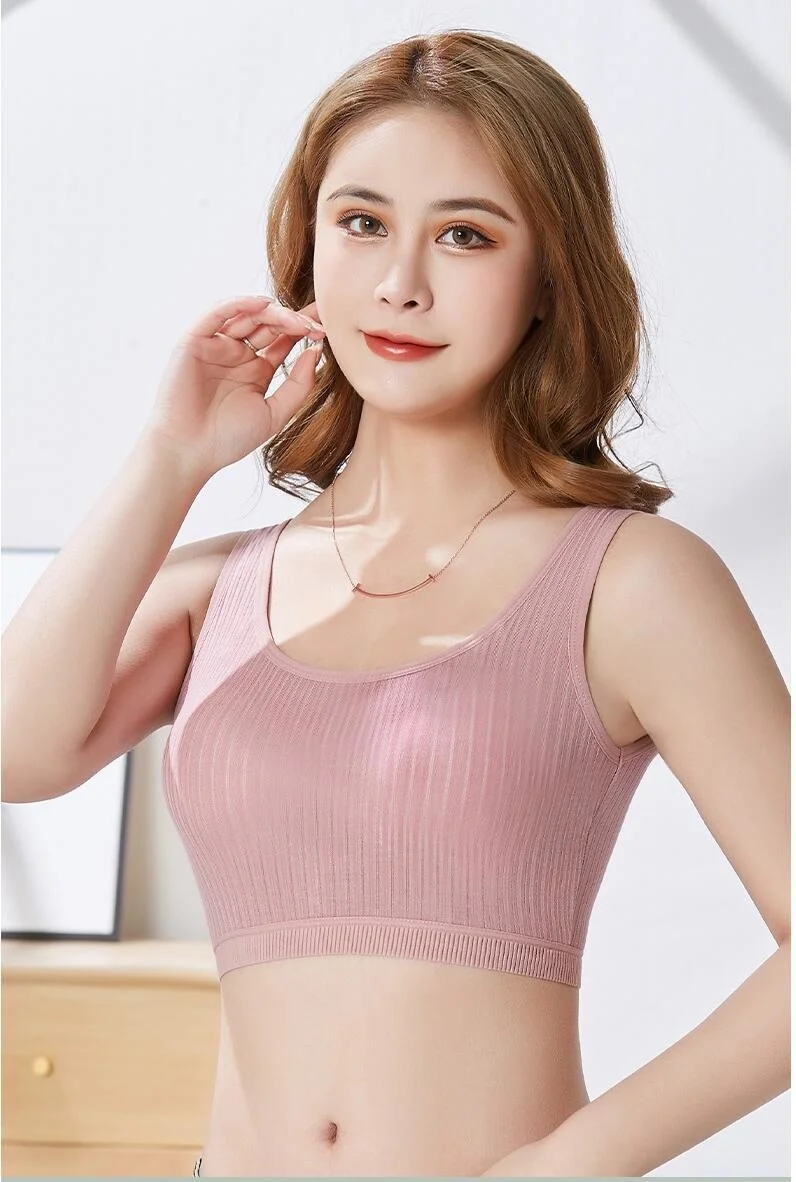 

Хлопковый бюстгальтер без косточек с резьбой, женское Спортивное нижнее белье для йоги и бега