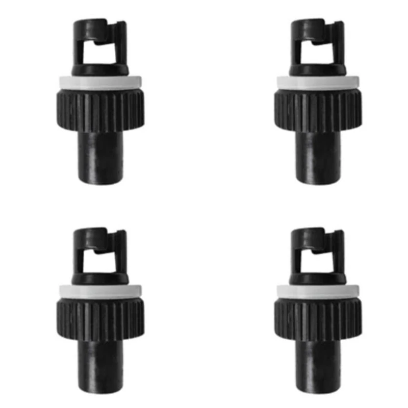 

4Pcs Air Pump Hose Valve Adapter Kayak Inflatable Boat Air Valve HR Hose Adapter Water Fit for Boat Kayak Rubber Boats