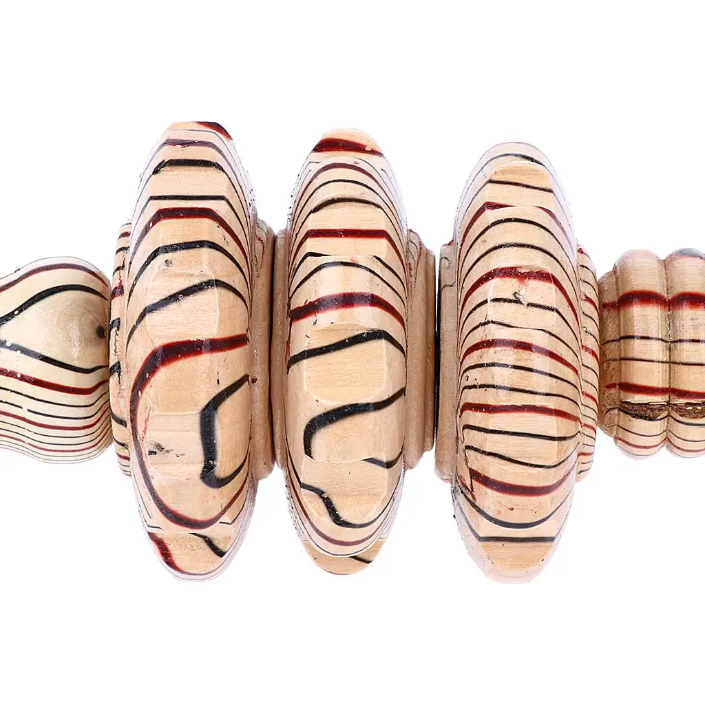 Массажный ролик с деревянной нескользящей ручкой 8-рулонный массажер для