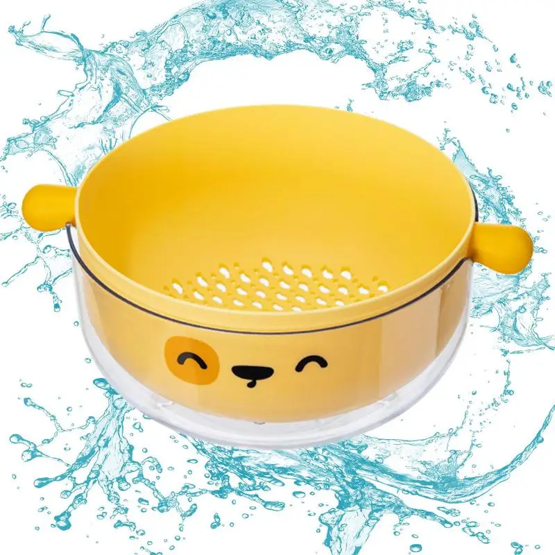 

Kitchen Washing Bowl And Strainer Multifunctional Filter Drain Basket Kitchen Tools Garbage Block Rice Cleaning Strainer Gadgets