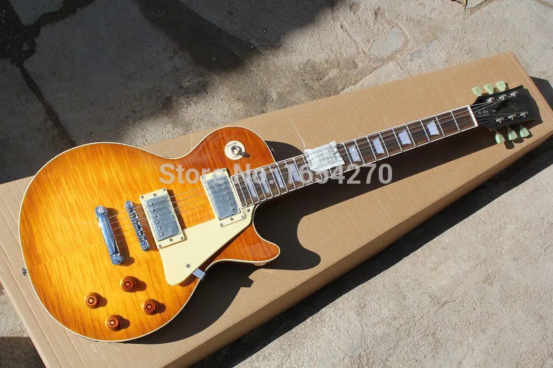 

Who.ale High quality Top quality LP G Standard guitar with Golden hardware Electric guitar 151007