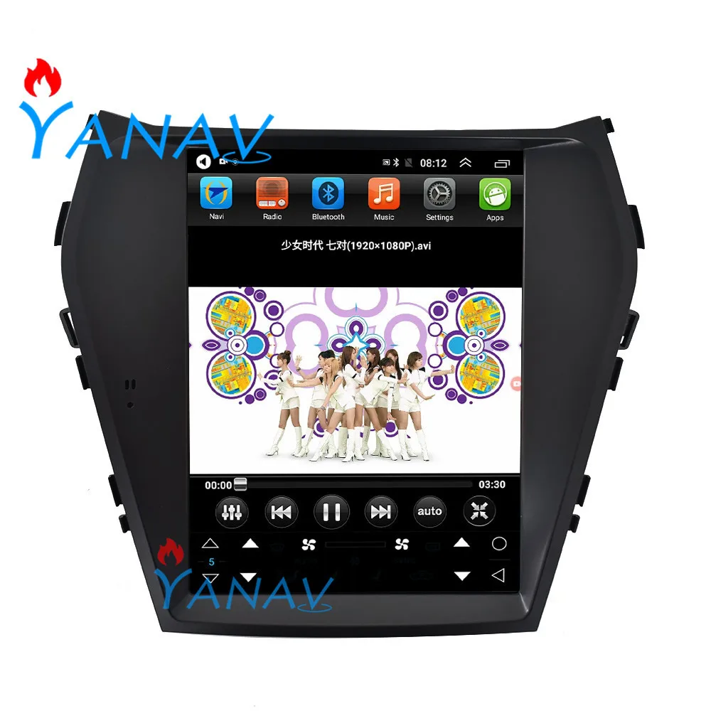 

Вертикальный экран на Android 10,4 дюйма для Hyundai IX45 Santa Fe 2015 2016 2017 мультимедийный плеер стерео GPS навигация Carplay WIFI