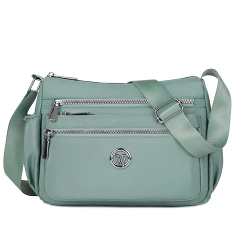 Женские сумки-оксфорды через плечо, повседневные дорожные сумки в стиле ретро, сумка-тоут на молнии, сумка-мессенджер, сумка на плечо, качественная уличная сумка