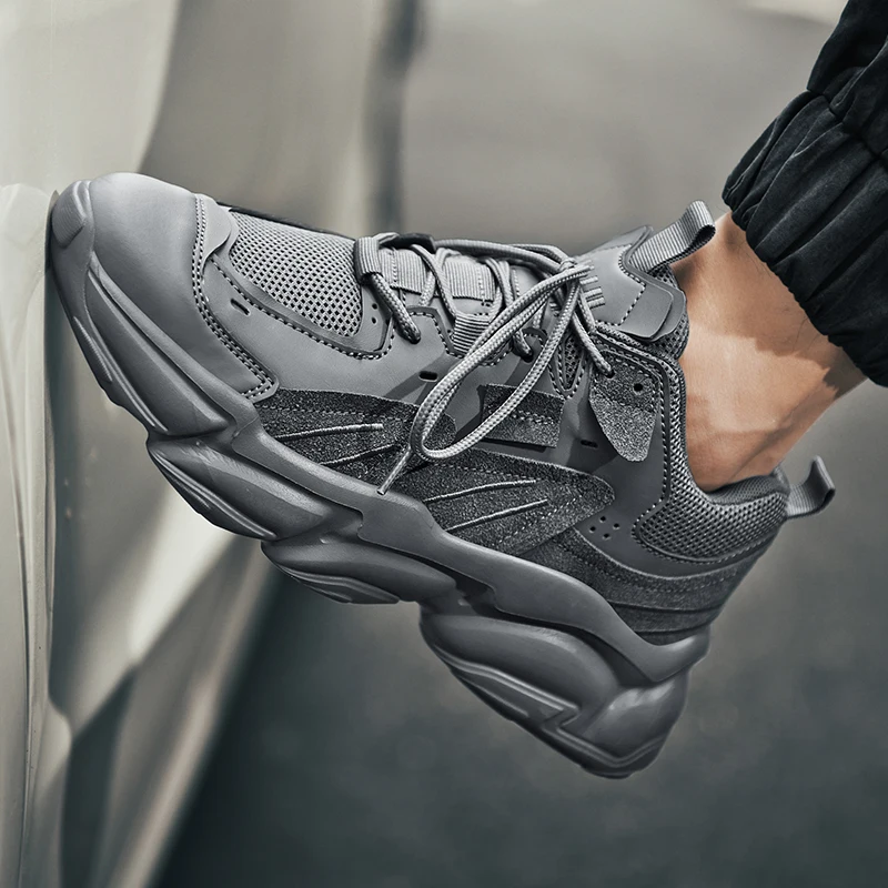 

Man's Safety Shoes Number 11 Shose For Man Chunky Soles Luxury Man Sneakers Vulcanization Men's Sports Sneakers Luxe Tennis Mem