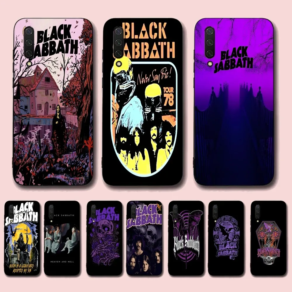 Black S-Sabbath Smart Phone Case For Xiaomi Mi 5X 8 9 10 11 12 Lite Pro 10T PocoX3pro PocoM3 Note