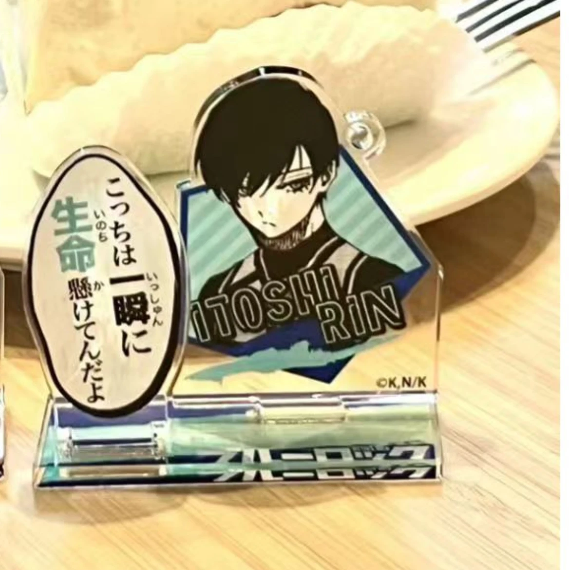 Аниме Синий замок Itoshi Sae Rin Косплей Милая мультяшная акриловая стоячая вывеска