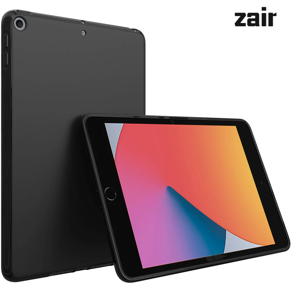 

Shockproof Silicone Case For Apple iPad 10.2 2019 2020 2021 7th 8th 9th Generation iPad 7 8 9 Flexible Bumper Black Back Cover