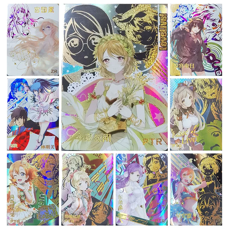 Редкая история богини аниме ZR MR PTR флэш-карты миячвоно Каори Кодори минами Игрушки для мальчиков коллекционные карты подарки на день рождения