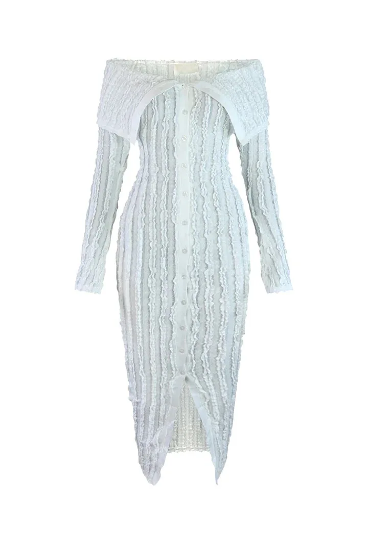 Рисунок 6 - Женское длинное платье в полоску