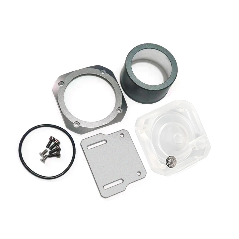 Pom Pmma Acrílico Capa de Alumínio Puro Stent Água Refrigerador da Bomba Capa para d5 Serise Bomba Computador Refrigeração Água B-d5-top-x