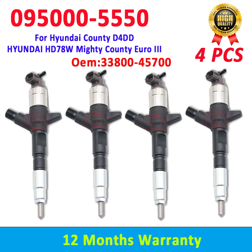 ORLTL 095000-5550 33800-45700 НОВЫЙ ДИЗЕЛЬНЫЙ ТОПЛИВНЫЙ ИНЖЕКТОР 3380045700 0950005550 DCRI105550 ДЛЯ HYUNDAI