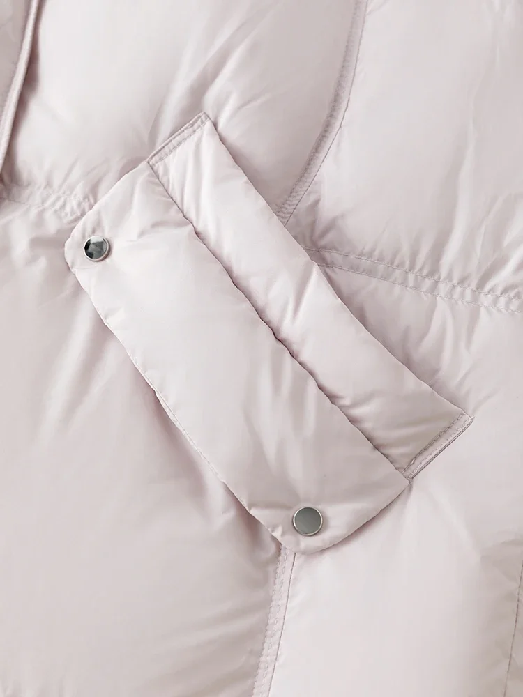 Женский пуховик ZIQIAO с капюшоном