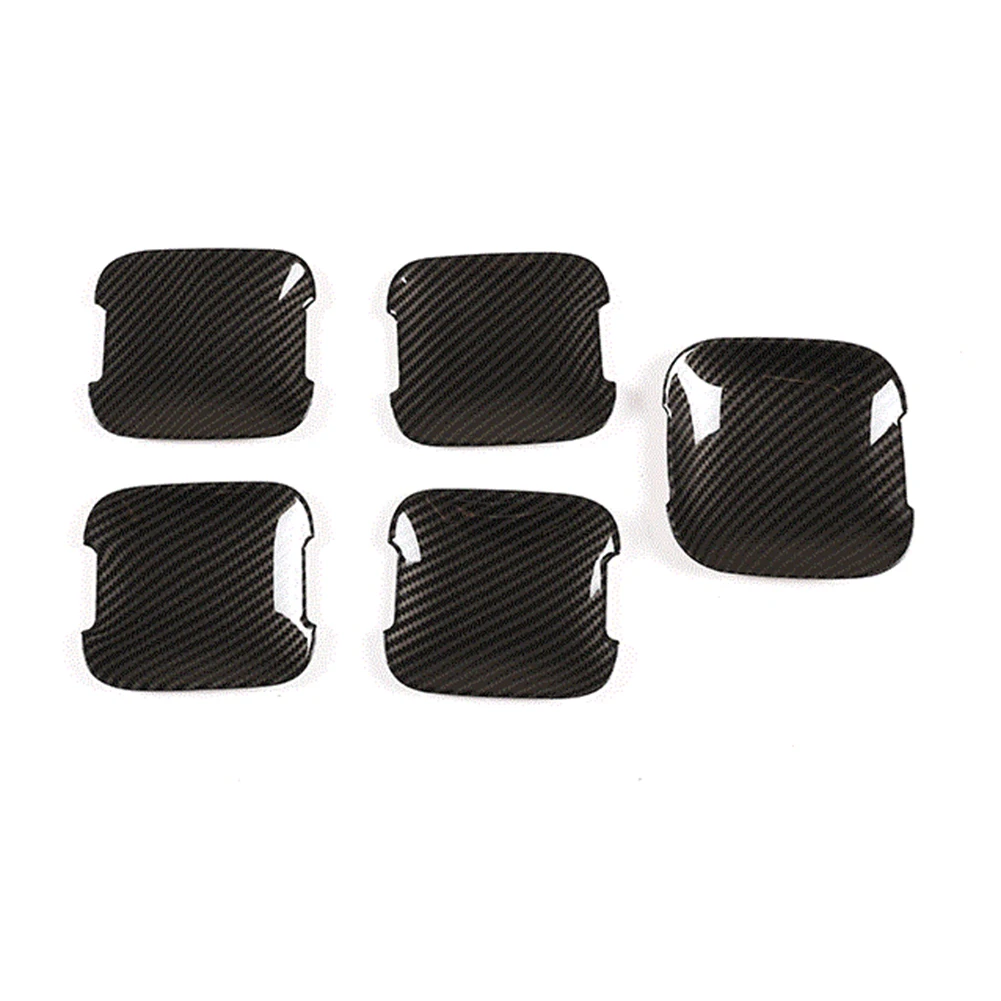 

For Land Rover Defender 110 2020-2022 Car Grab Door Handle Bowl Cover Trim Decoration Stickers Accessories, Carbon Fiber
