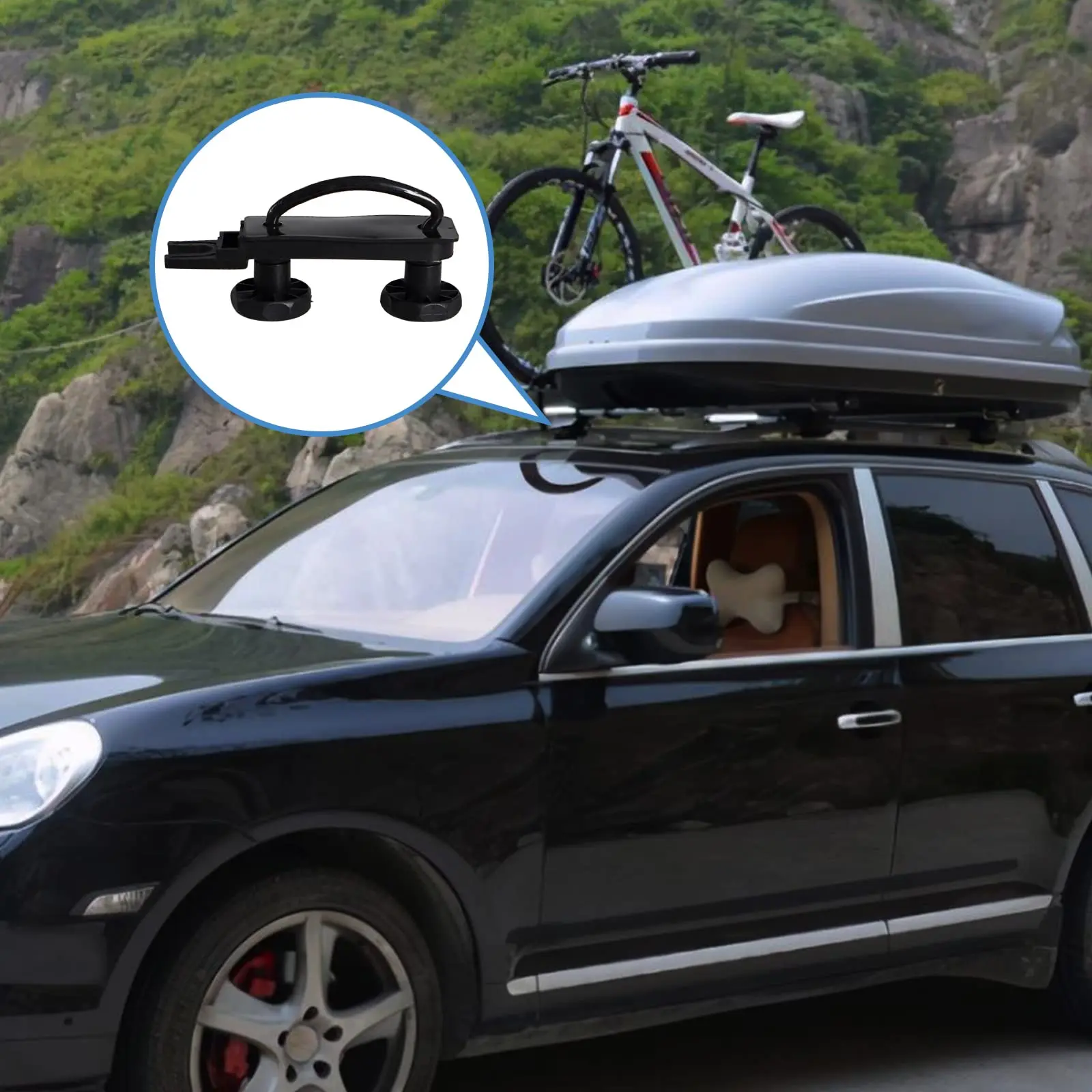 4 шт. U-образные зажимы для крепления на крышу автомобиля