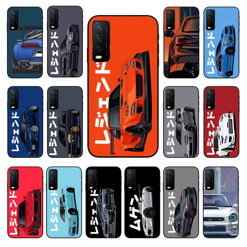 

JDM Car Phone Case For VIVO Y53S Y33S Y22S Y11S Y31 Y21 Y70 Y20 Y21S Y72 Y35 Y51 Y01 V23E V21 V23 V21E