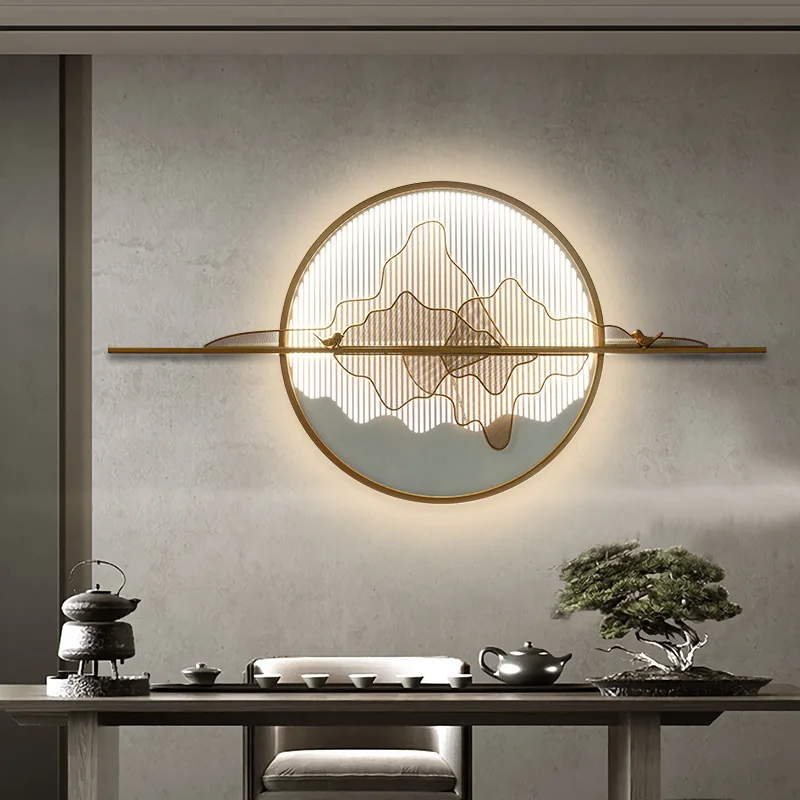 

Modern LED 3 Color Brass Decorative Wall Lamp Is Suitable For Decorative Wall Lamp In The Bedroom Of family Living Room