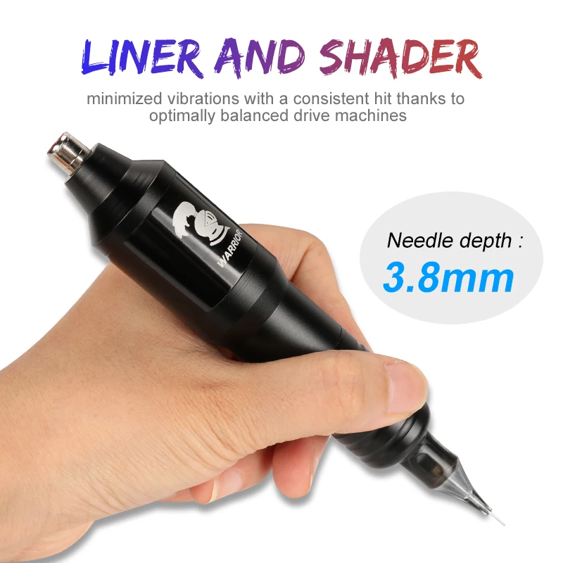 Набор для татуировки ЖК-цифровой экран 18 В светодиодные картриджи иглы