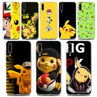cute pikachu of japanese phone case for samsung a70 a40 a50 a30 a20e a20s a10 note 8 9 10 plus lite 20 silicone case pikachu