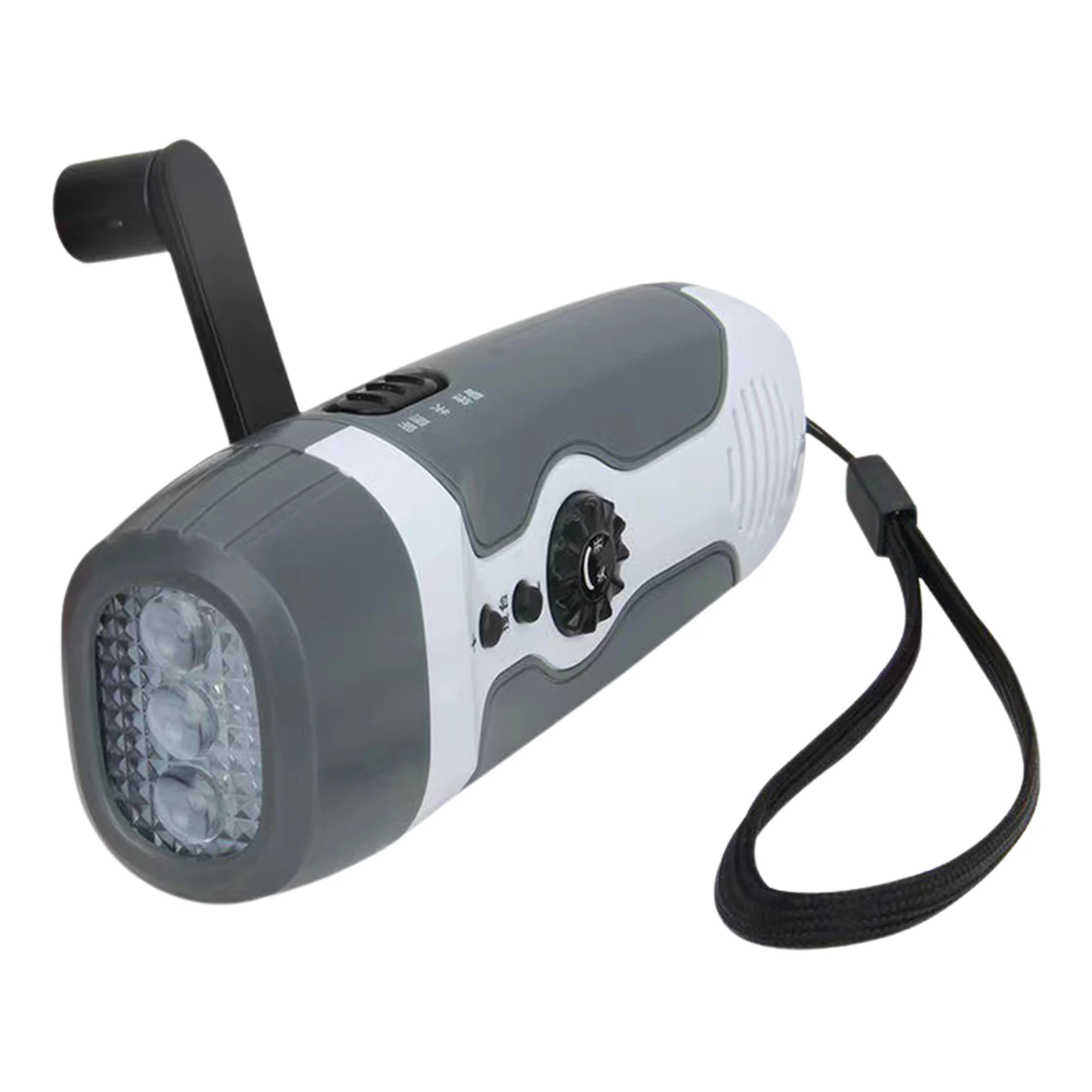 

Hand Crank Radio With Flashlight Portable Solar Radio Self-Powered AM/FM NOAA Weather Radio USB Rechargeable Emergency Supplies