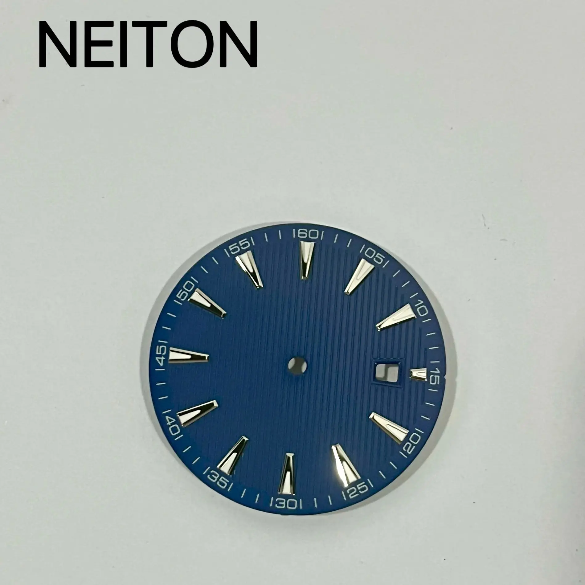 Фото Netion черный, синий, белый циферблат часов 33,4 мм, подходит для NH35 ETA2824 2836 Miyota8215 821A Mingzhu DG2813 3804 PT5000, светящийся механизм №5