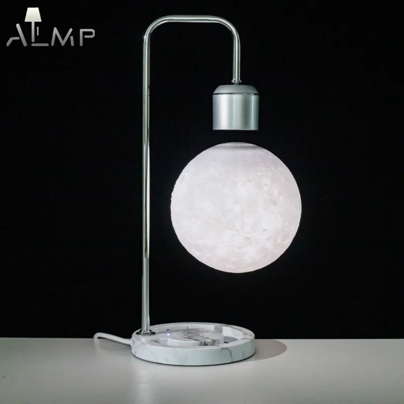 

Плавающая искусственная Новинка, настольная лампа, магнитная левитационная лампа, светодиодный ночсветильник с зарядкой, настольная лампа...