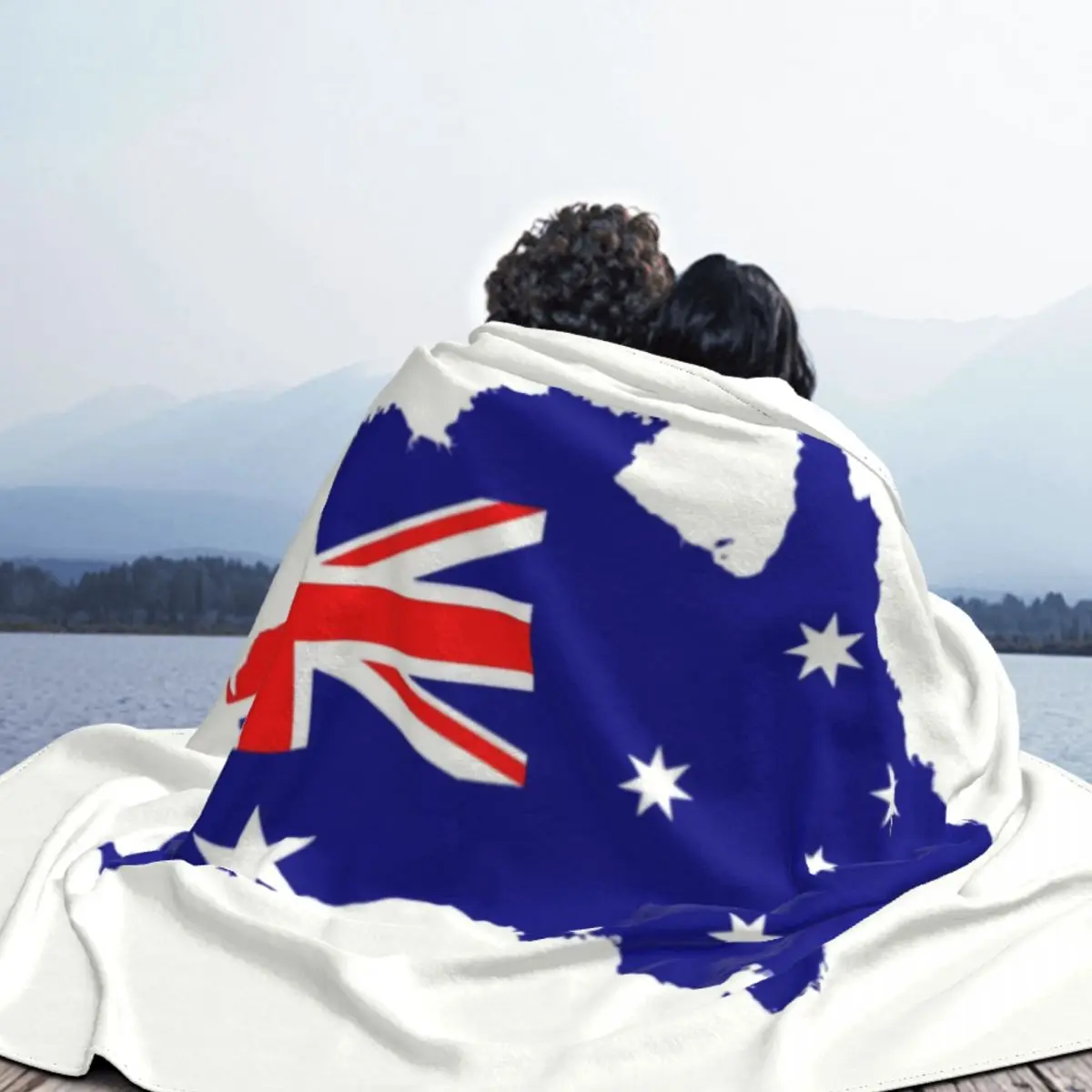 Австралийский флаг Флисовое осеннее теплое Фланелевое Австралийское