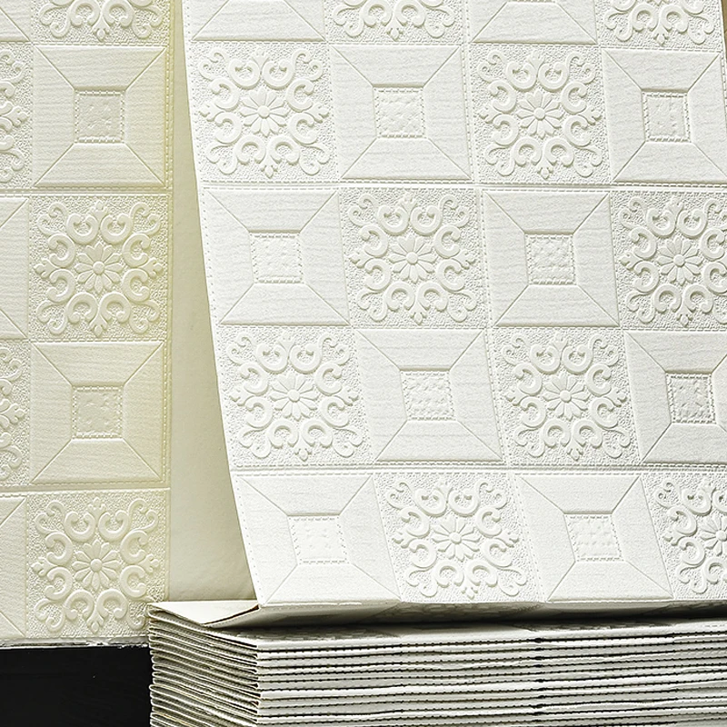 

Самоклеящиеся 3d-плитки из пены, настенные стикеры «сделай сам», 10 м, настенное украшение для дома, гостиной, спальни, ванной комнаты