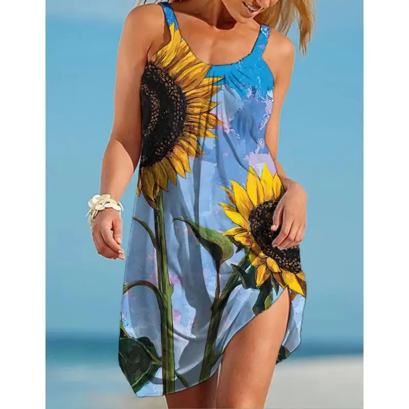 

Summer Dress 2022 Women Polka Dot Street Sexy Casual Loose Thin Beach Party Dress Pink V Neck Mini Dress Female Vestidos Mujer