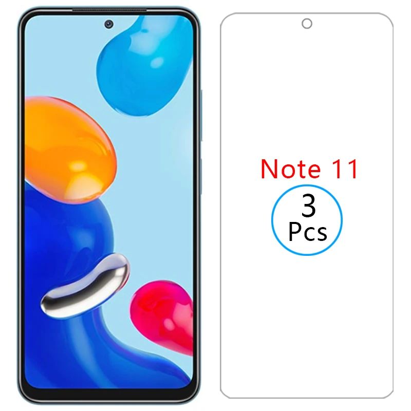 

tempered glass for xiaomi redmi note 11 protective glass screen protector on note11 not not11 global 6.43 film readmi remi redmy