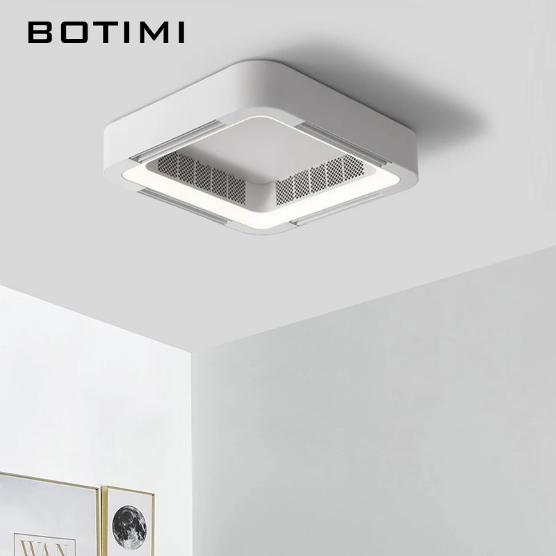 Современный потолочный вентилятор для фойе спальни столовой с дистанционным