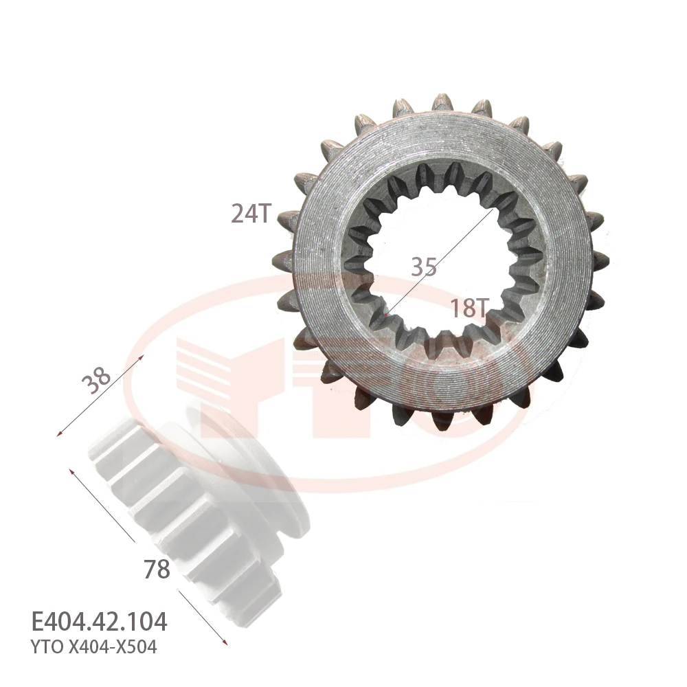 E404.42.104 / M300.37C.134, Шестерня для YTO tracotr YTO X404 - X504