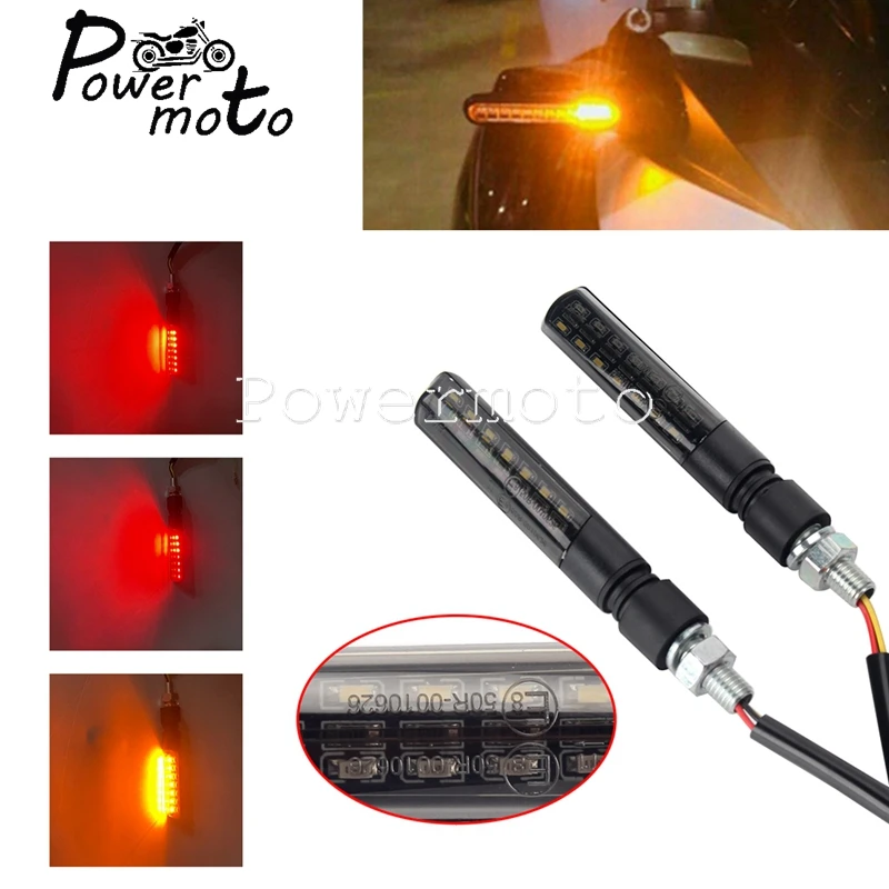 

Мини-фонарь для мотоцикла с желтым индикатором