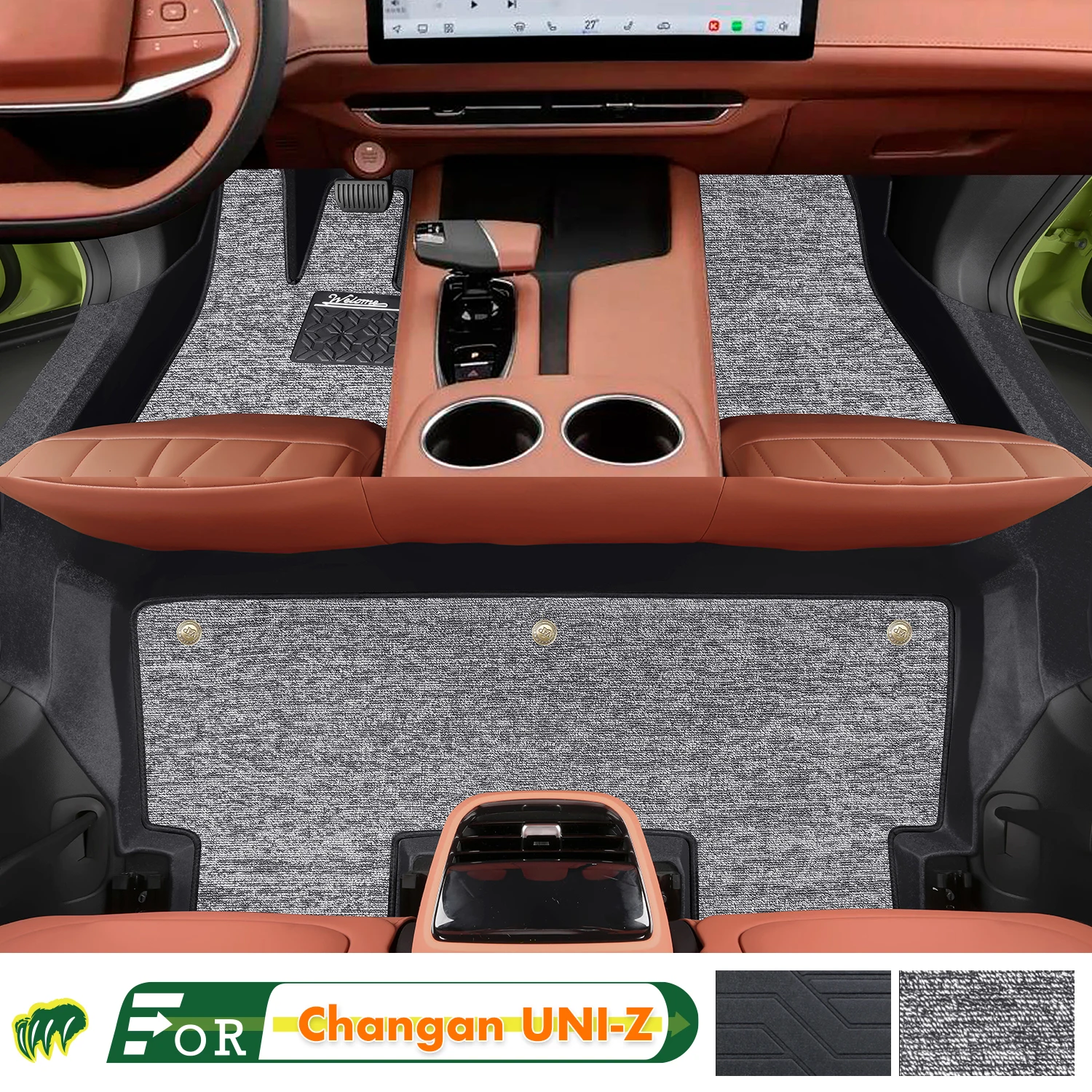 Автомобильный напольный коврик с левым рулем для Changan UNI-Z UNIZ 2024 полноразмерный