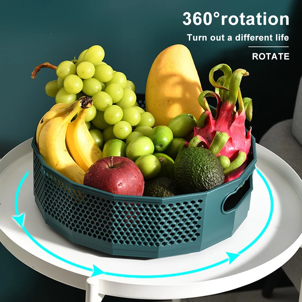 

Spice Turntable Condiments Tray Pantry Basket Refrigerator Cupboard Cabinet Countertop Snack Organizer