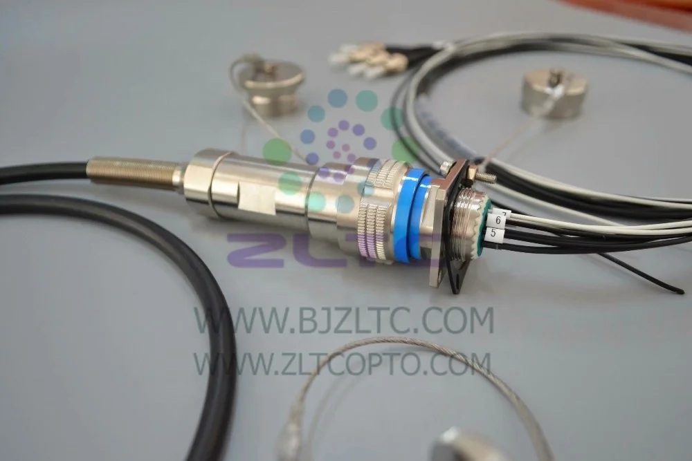 Фото Разъем ZLTC D38999 для оптоволоконного и силового кабеля, гибридный разъем на 4 оптоволокна и 4 силовых провода. №2