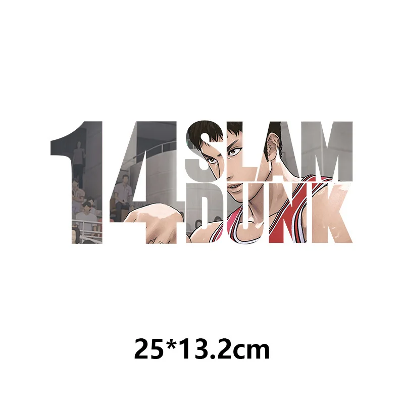 Японские виниловые железные наклейки animeSLAM DUNK для теплопередачи сделай сам