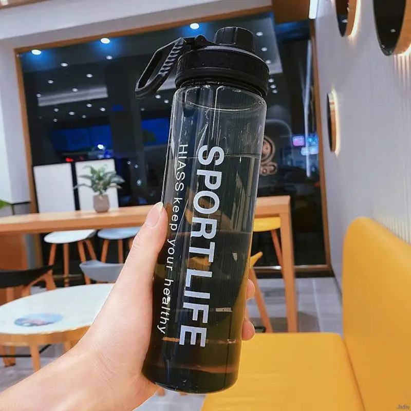 

High Quality Brief Water Bottle 750ml Bpa Free Leak Proof Portable Drink Bottles Sports Gym Eco Friendly Cycling Camping Bottle