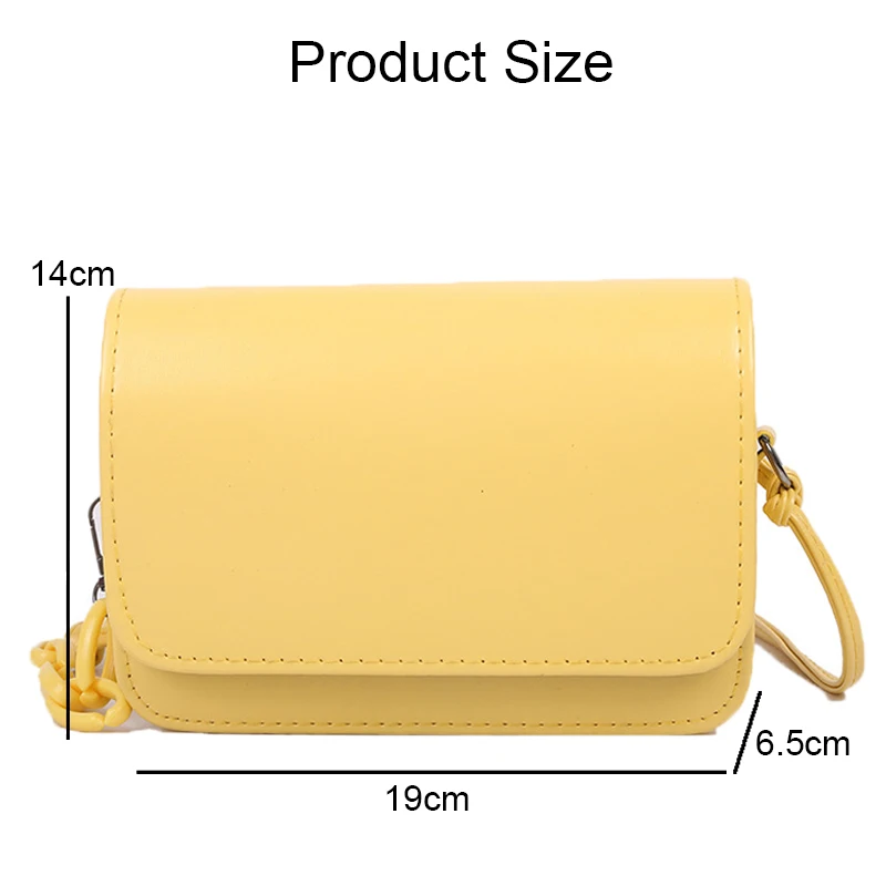2023 New Fashion Women's Shoulder Bags Cute Chain Flap Bags High Quality New Crossbody Bags Simple PU Leather Handbags bolsa