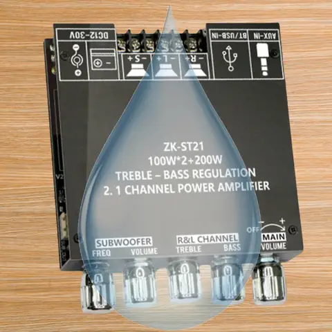 APWIKOGER ЗК-СТ21 Цифровой усилитель 2.1 канала