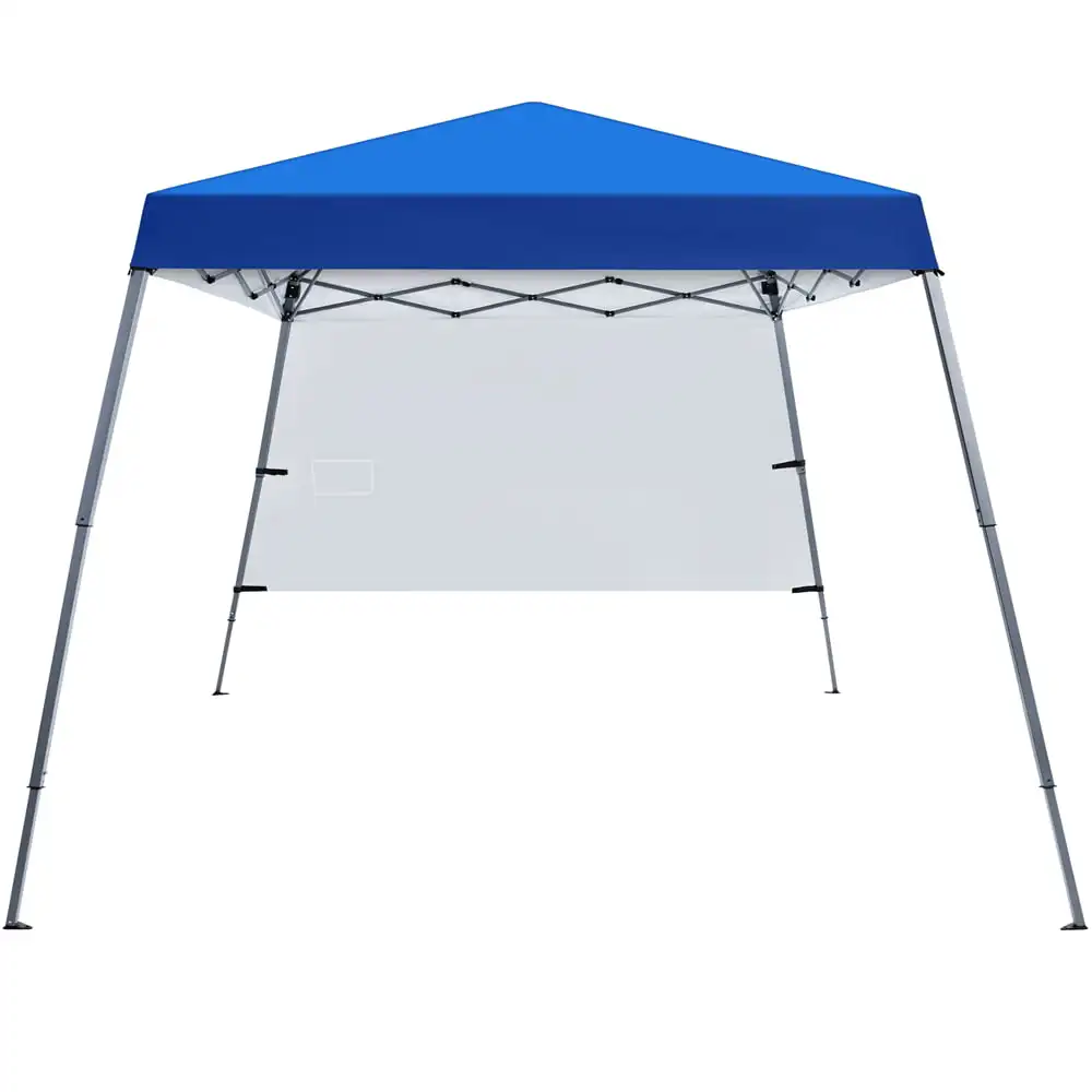 

SMILE MART Pop-Up Canopy Lightweight with Sun Shade Wall Backpack Bag, Blue